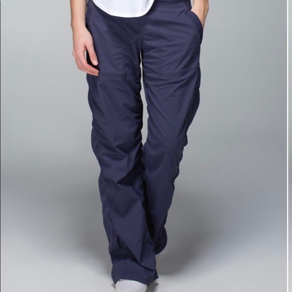 lululemon athletica Pants - Lululemon dance studio pant navy no liner sz 4